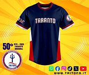 Maglia celebrativa 50° 1976-2026 Taranto Baseball
